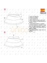 MOLDE DEPORTE FALDA TENIS MUJER 2226