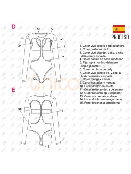 MOLDE ENTERITO BODY MUJER 2205