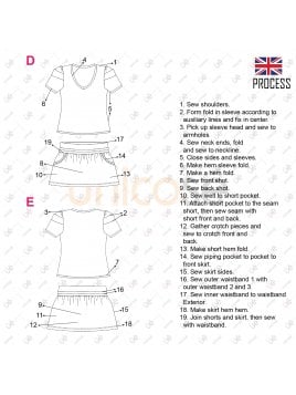 MOLDE DEPORTE CONJUNTO TENIS MUJER 2227