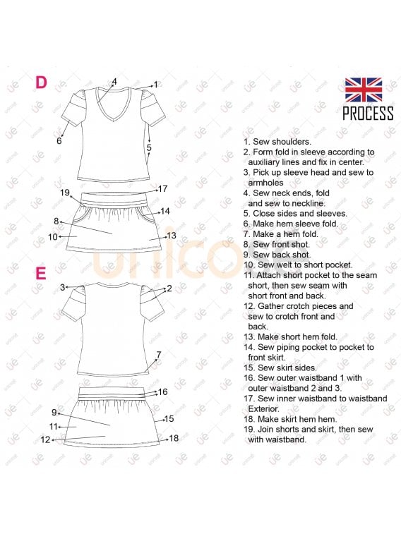 MOLDE DEPORTE CONJUNTO TENIS MUJER 2227