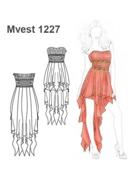 VESTIDO VUELOS EN PUNTA