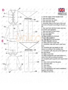 MOLDE DISFRAZ PERSONAJE DE CINE 2204