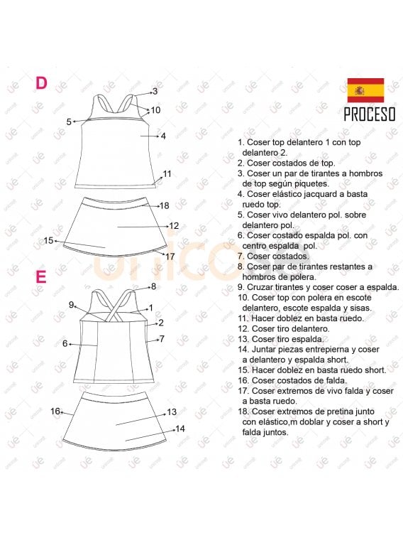 MOLDE DEPORTE CONJUNTO TENIS 2229