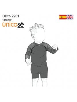 MOLDE TRAJE DE BAÑO BEBE 2201