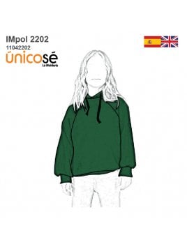 MOLDE POLERON BASICO NIÑA 2202