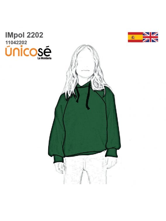 MOLDE POLERON BASICO NIÑA 2202