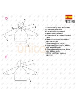 MOLDE POLERON BASICO NIÑA 2202