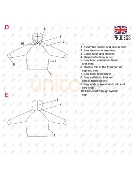MOLDE POLERON BASICO NIÑA 2202