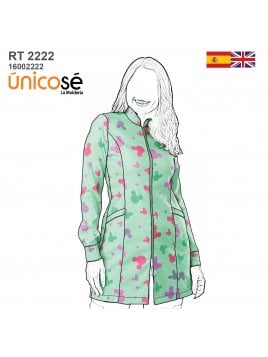 MOLDE BATA SANITARIA MUJER 2222