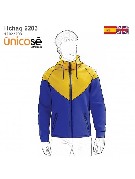MOLDE CHAQUETA CORTES HOMBRE 2203