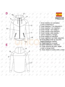 MOLDE CHAQUETA CORTES HOMBRE 2203