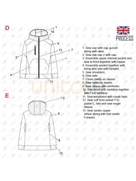 MOLDE CHAQUETA CORTES HOMBRE 2204