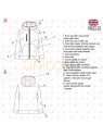 MOLDE CHAQUETA CORTES HOMBRE 2204