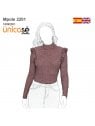 MOLDE POLERA CON VUELOS MUJER 2201