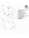 MOLDE CHAQUETA AMERICANA HOMBRE 2205