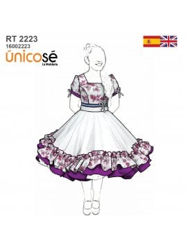 MOLDE VESTIDO HUASA RT 2223