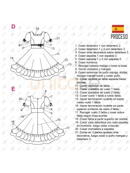 MOLDE VESTIDO HUASA RT 2223