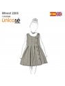 MOLDE VESTIDO TABLAS NIÑA 2205
