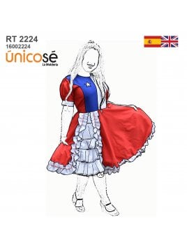 MOLDE VESTIDO HUASA RT 2224