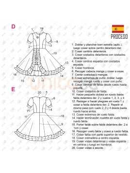 MOLDE VESTIDO HUASA RT 2224