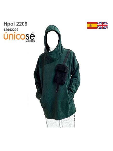 MOLDE POLERON OVERSIZE HOMBRE 2209