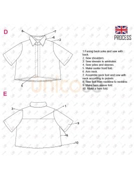 MOLDE BLUSA TORERA MUJER 2206