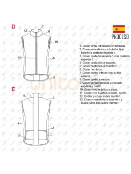 MOLDE DEPORTE CORTAVIENTO CICLISMO RT 2233