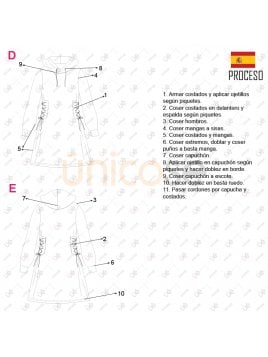 MOLDE VESTIDO CORTO MUJER 2213