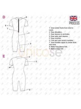 MOLDE DEPORTE CATSUIT MUJER 2232