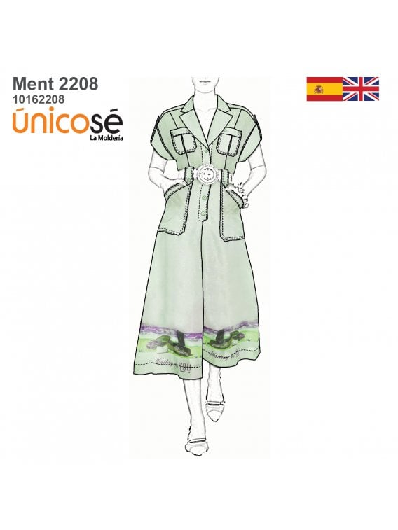 MOLDE ENTERITO CAMISERO MUJER 2208