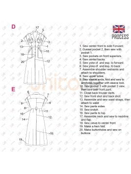 MOLDE ENTERITO CAMISERO MUJER 2208