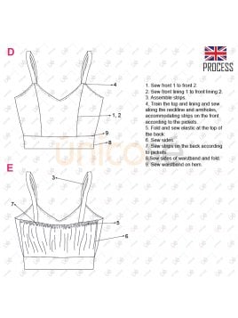 MOLDE TOP ESCOTE V MUJER 2212