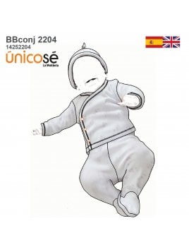 MOLDE CONJUNTO 3 PIEZAS BEBE 2204