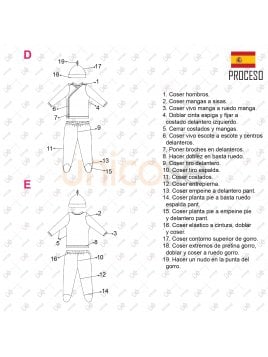 MOLDE CONJUNTO 3 PIEZAS BEBE 2204