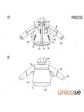 MOLDE PARKA MINERA RT 1818