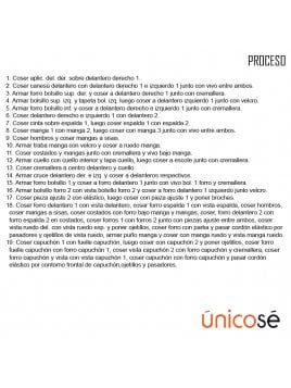 MOLDE PARKA MINERA RT 1818