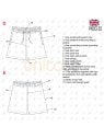 MOLDE TRAJE DE BAÑO SHORT HOMBRE 2201