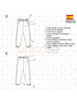 MOLDE PANTALON PITILLO HOMBRE 2203