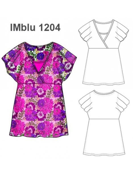 BLUSA DOBLE CORTE IMPERIO