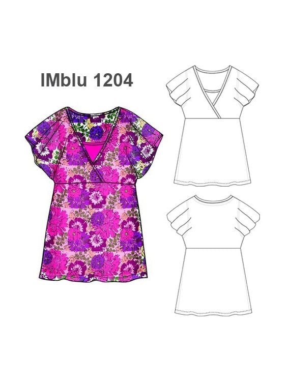 BLUSA DOBLE CORTE IMPERIO