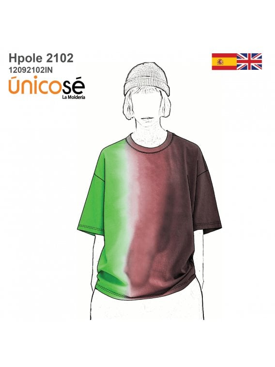 MOLDE POLERA OVERSIZE UNISEX 2102IN