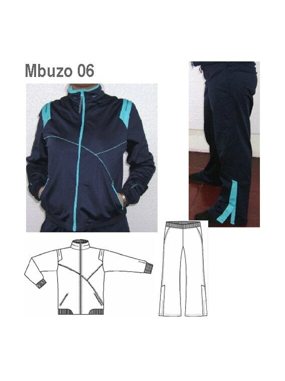 BUZO POLYESTER MUJER, BOLSILLOS DE EN PO