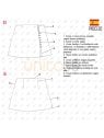 MOLDE FALDA MINI MUJER 2205