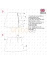 MOLDE FALDA MINI MUJER 2205