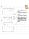 MOLDE FALDA MINI MUJER 2207