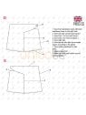 MOLDE FALDA MINI MUJER 2207