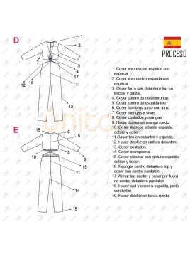 MOLDE ENTERITO CON NUDO MUJER 2206