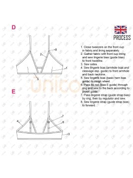 MOLDE SUJETADOR BASICO INTERIOR MUJER 2204