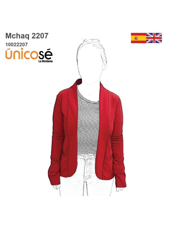 MOLDE CHAQUETA BLAZER MUJER 2207