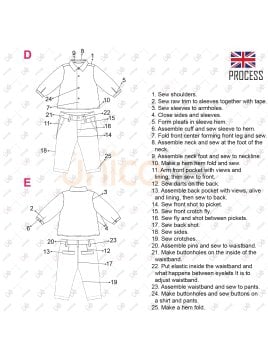 MOLDE CONJUNTO BASICO BEBE 2205
